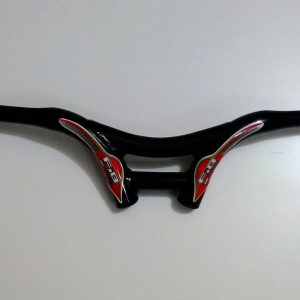 Guidão De Alumínio P/ Bicicleta Modelo Master Cor Preto Bril