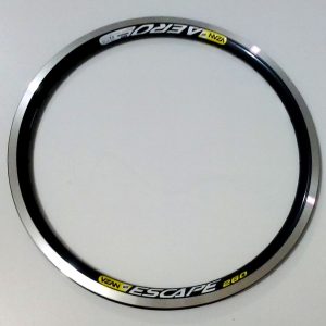 Aro Escape 260 V-brake 20 X 36 Furos Alumínio Preto Vzan