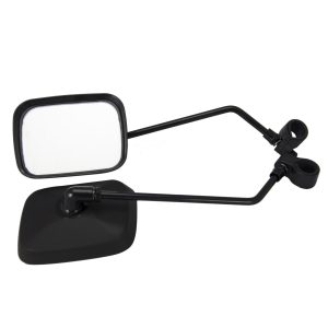 Espelho Retrovisor Jy-7 Retangular Preto Para Bicicleta