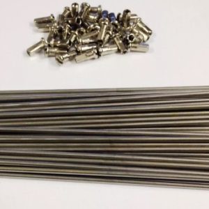 Jogo De 36 Raios Inox 210 Mm 2.5 C/ Niples P/ Bike Elétrica