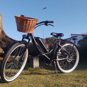 Bicicleta Elétrica Modelo Retro 350 W 36 V 10.5 Ah C/Bateria de Lithium Cilíndrica