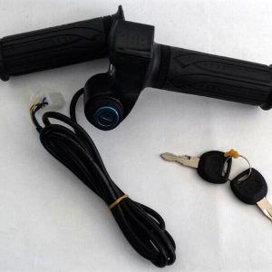 Acelerador Cana Inteira Multi Volt C/ Chave P/ Bike Elétrica