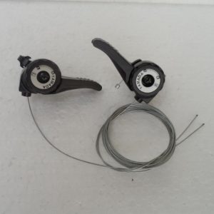 Alavanca De Câmbio Em Nylon Yamada C/ Cabos P/ Bicicleta