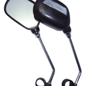 Espelho Retrovisor Jy-102 De Nylon (par) Para Bicicleta