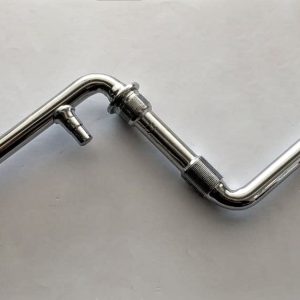 Pedivela Monobloco 165 X 16mm Cromado P/ Bicicleta Cx. 45mm