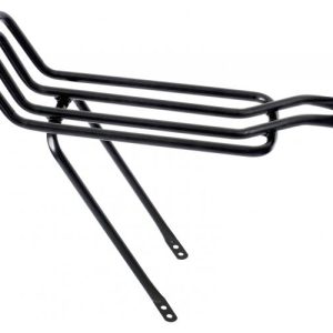 Bagageiro De Aço Tubão Articulado Modelo Rabetão Preto