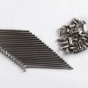 Jogo 36 Raios Inox 72mm 2,5 C/ Niples P/ Bicicleta Elétrica