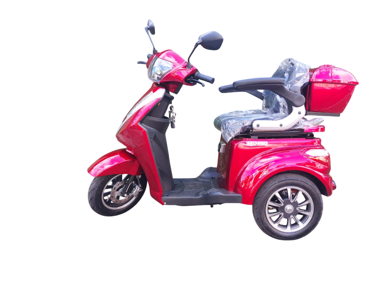 Triciclo Elétrico Modelo Eko Pro 1000W 48V Modelo 2025 C/ Lithium - Imagem 8