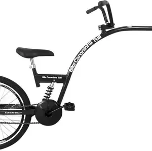 Bike Caroninha Full Com Amortecedor Reboque Bike Al-335 Cor Preto
