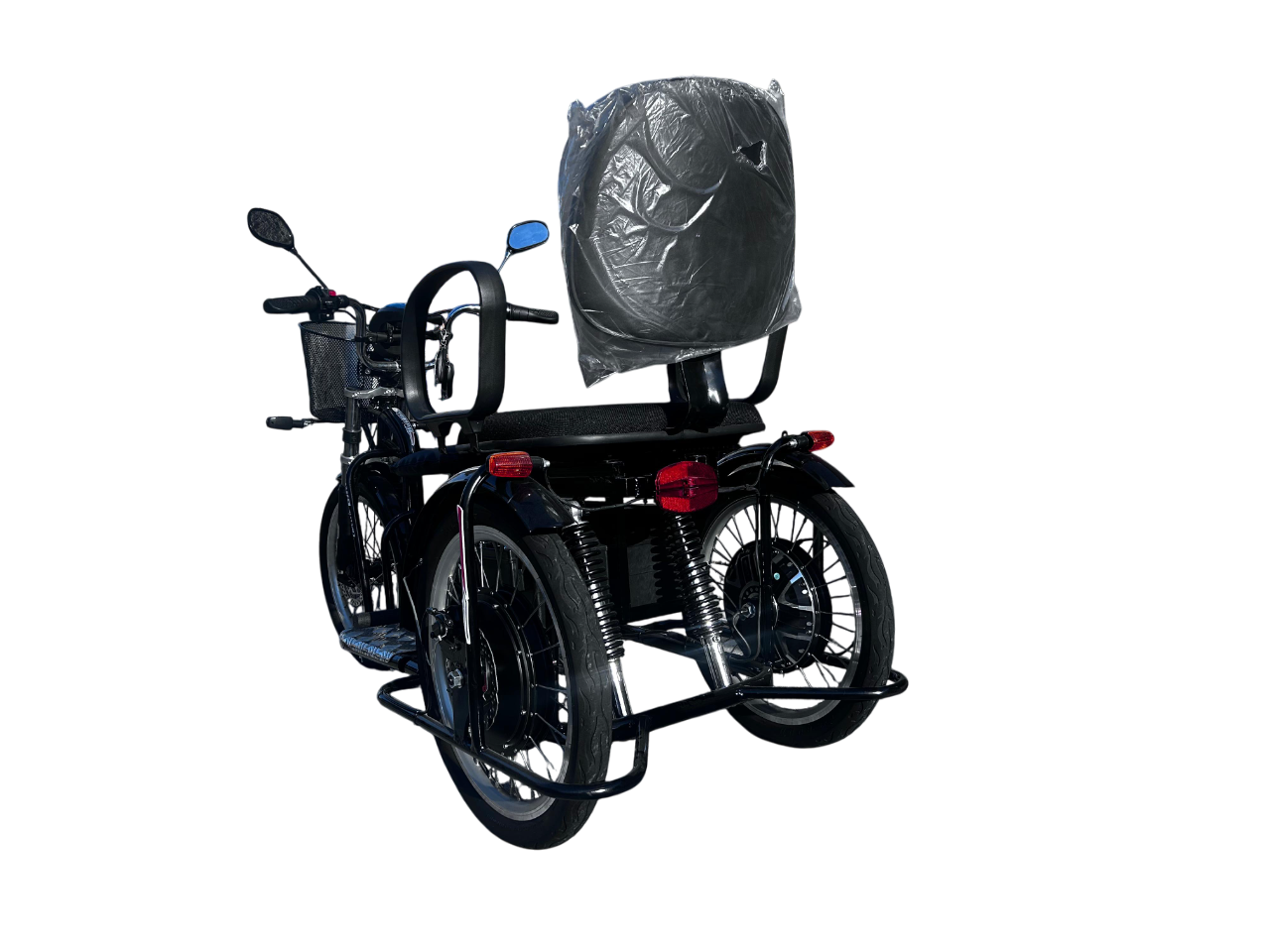 Triciclo Elétrico Advanced 1600W 48V 30Ah Dois Lugares - Imagem 5