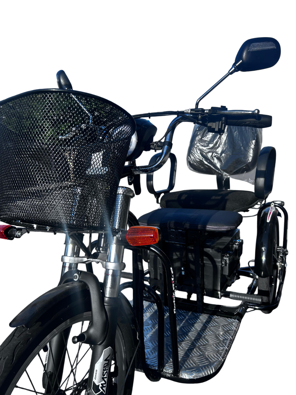 Triciclo Elétrico Advanced 1600W 48V 30Ah Dois Lugares - Imagem 6